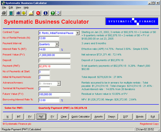 Financial Calculator