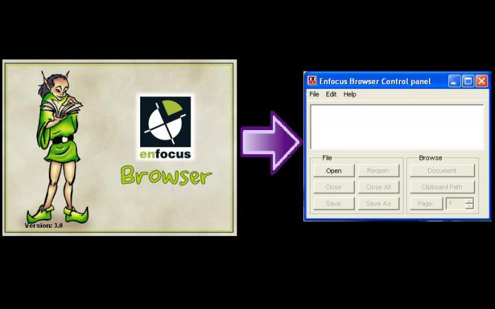 Enfocus Browser Application: The Weird Splashcreen and Spartan Interface