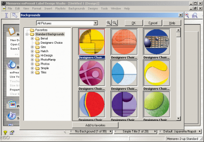  Memorex exPressit Label Design Studio 