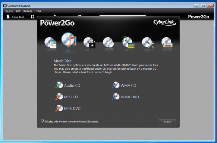 Power2Go 7 Launcher